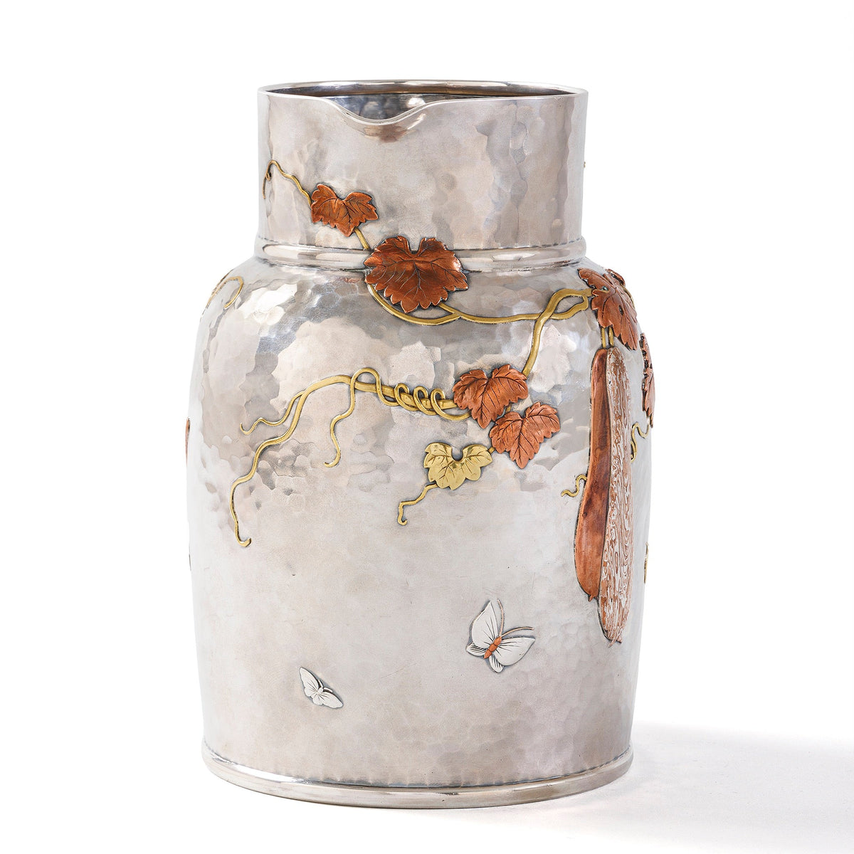 Tiffany & Co. and Edward C. Moore "Gourd" Silver Water Pitcher
