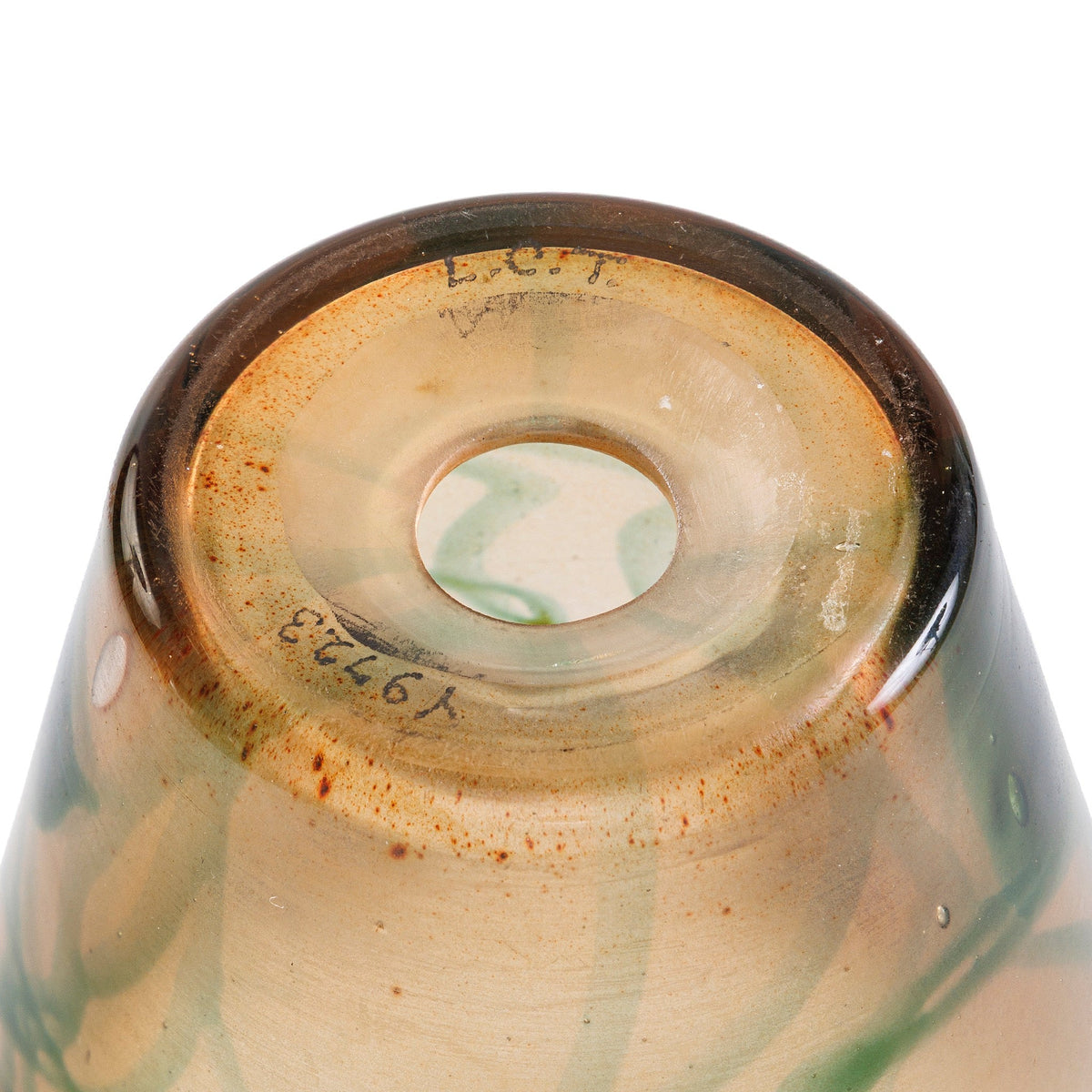 Tiffany Studios New York Morning Glory Paperweight Vase with Insert