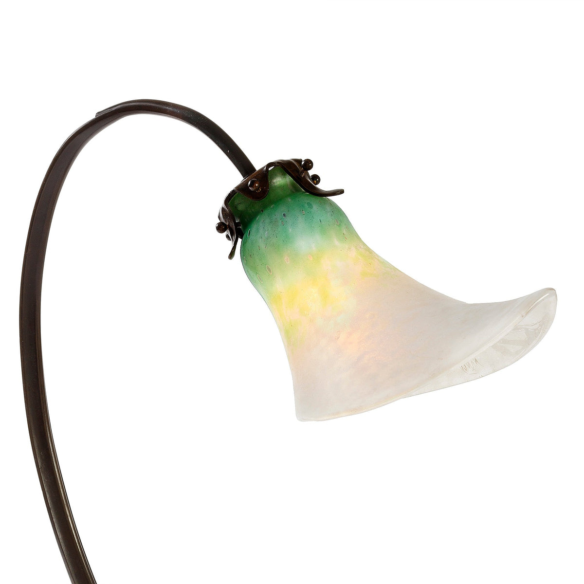 Louis Majorelle Daum Nancy Lily Blossom Table Lamp