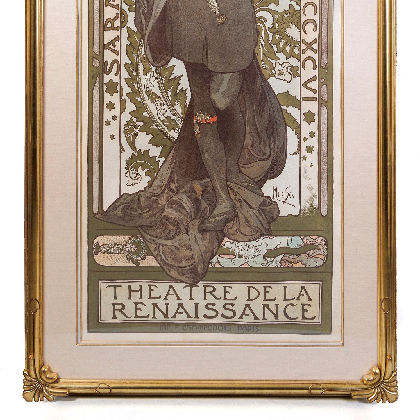 Alphonse Mucha "Lorenzaccio" Lithograph