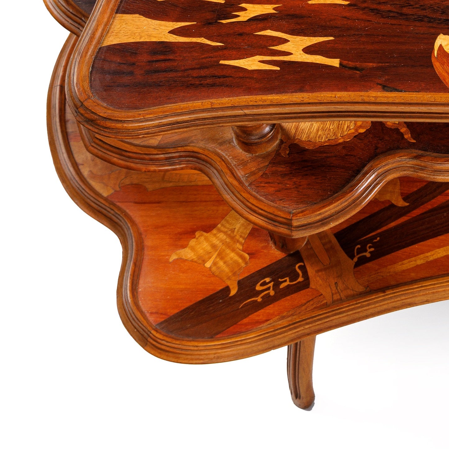 Émile Gallé “Fleur de l’Eau” Three-tiered Table