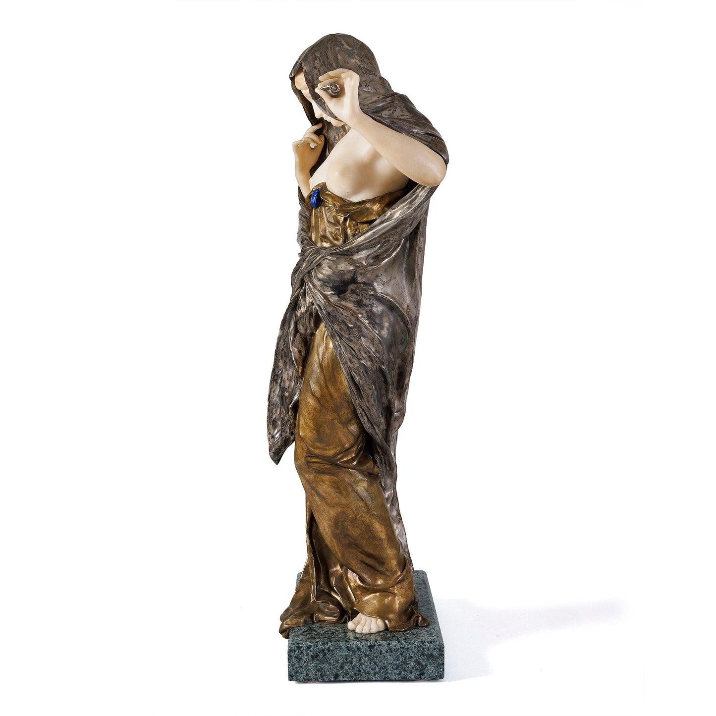 Louis-Ernest Barrias “La Nature se dévoilant á la Science” Sculpture
