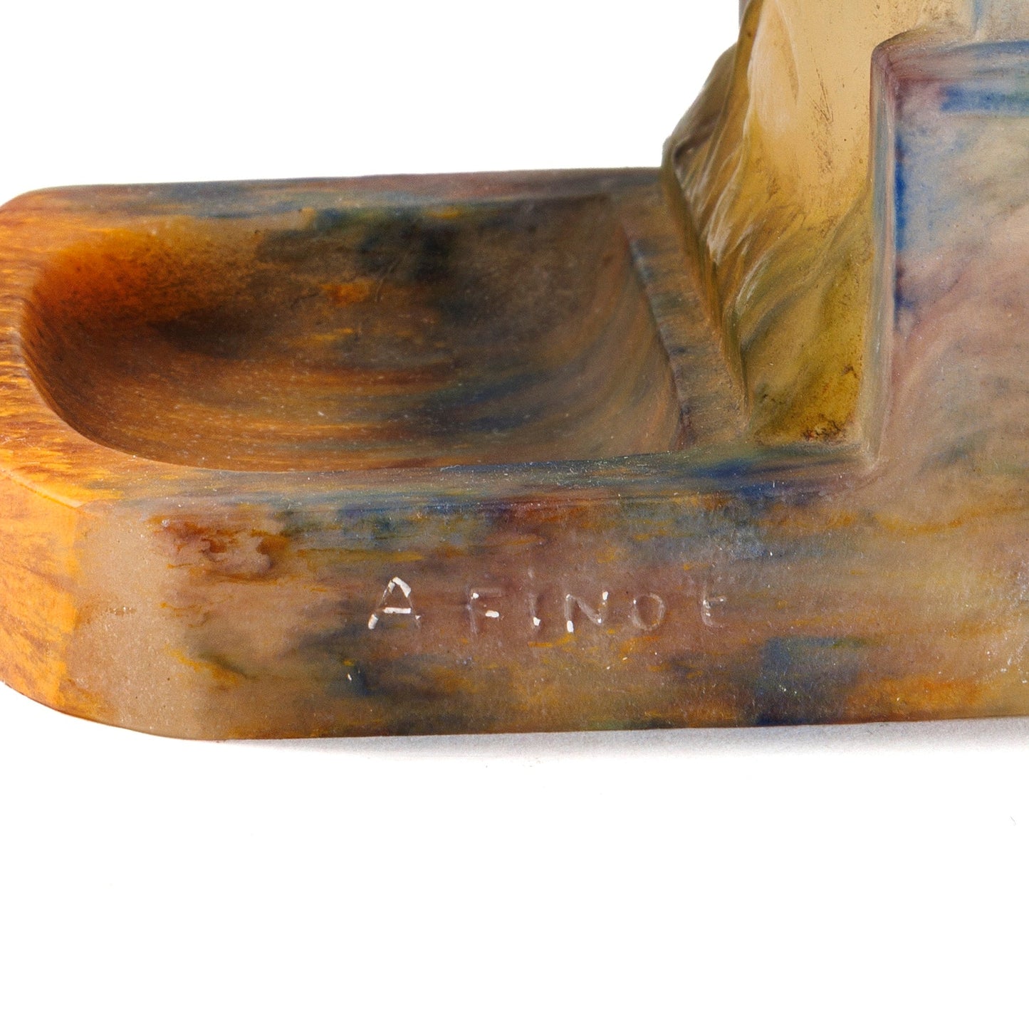 Amalric Walter and Henri Bergé "À la fontaine" Bookend