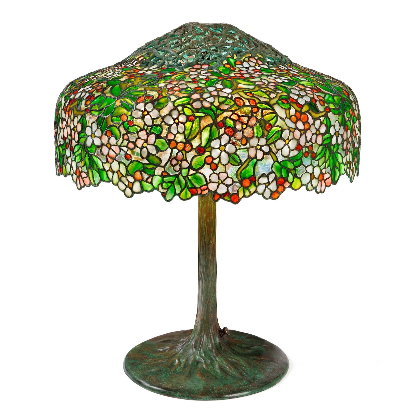 Tiffany Studios New York "Apple Blossom" Table Lamp