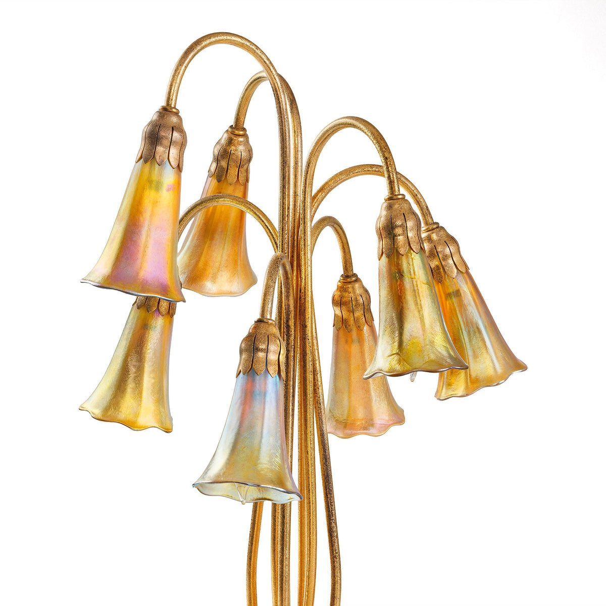 Tiffany Studios New York "Seven-light Lily” Table Lamp