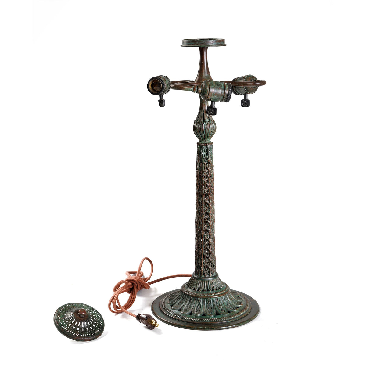 Tiffany Studios New York "Gentian" Flared Table Lamp