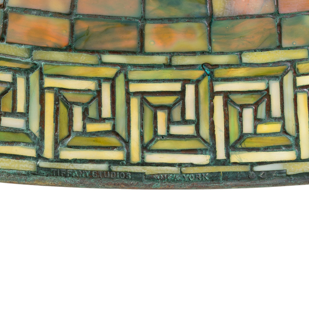Tiffany Studios New York "Greek Key" Table Lamp