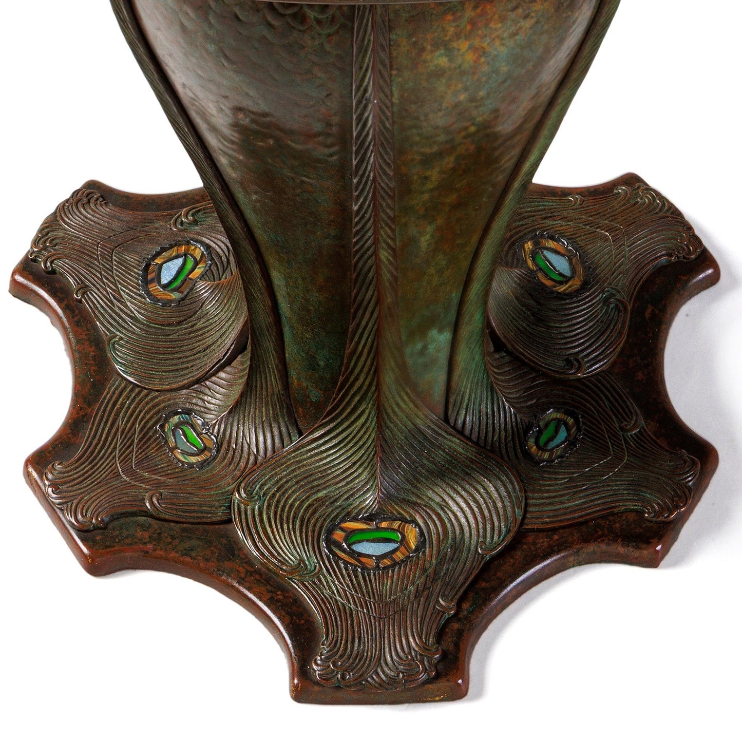 Tiffany Studios New York "Peacock" Table Lamp
