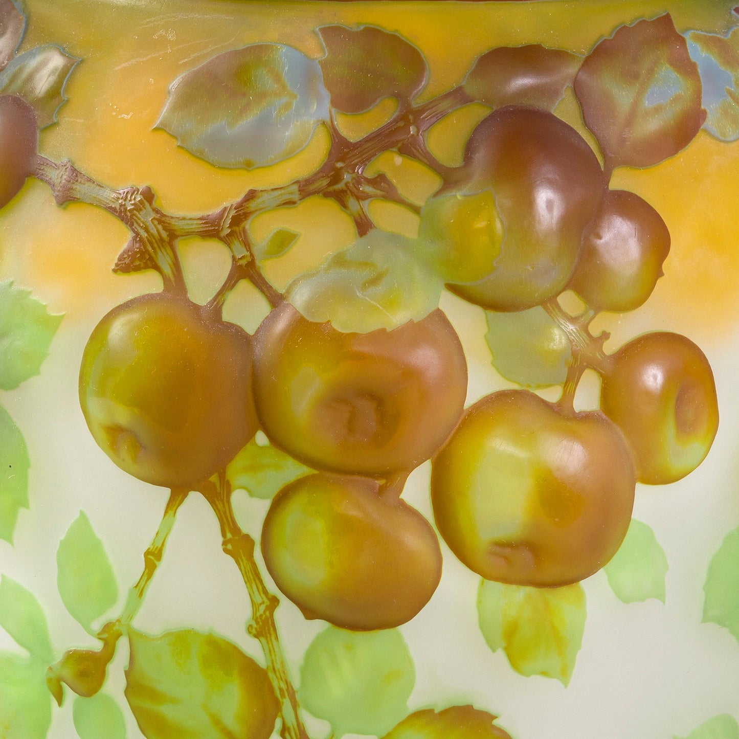 Établissements Gallé "Apple" Cameo Glass Vase