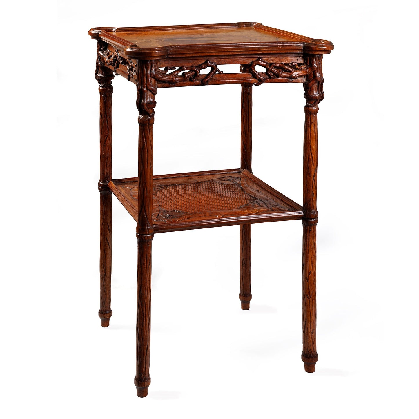 Émile Gallé "Hiver" Two-tiered Table