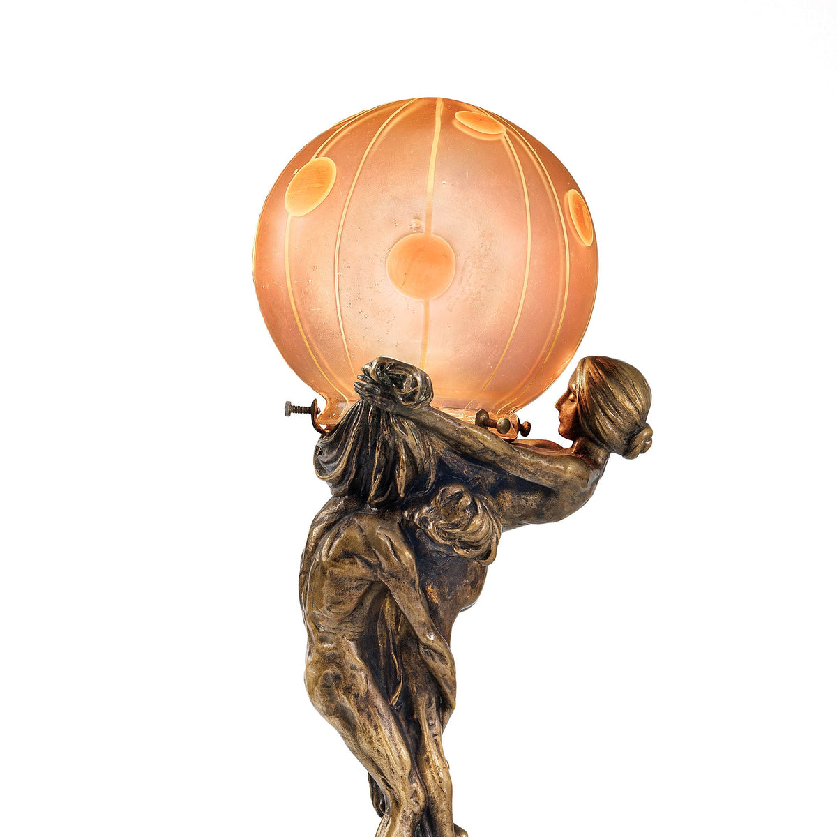 Gustav Gurschner and Loetz "Die Verlassene" Table Lamp
