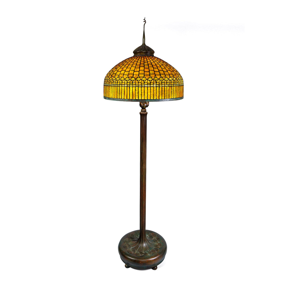 Tiffany Studios New York "Curtain Border" Floor Lamp