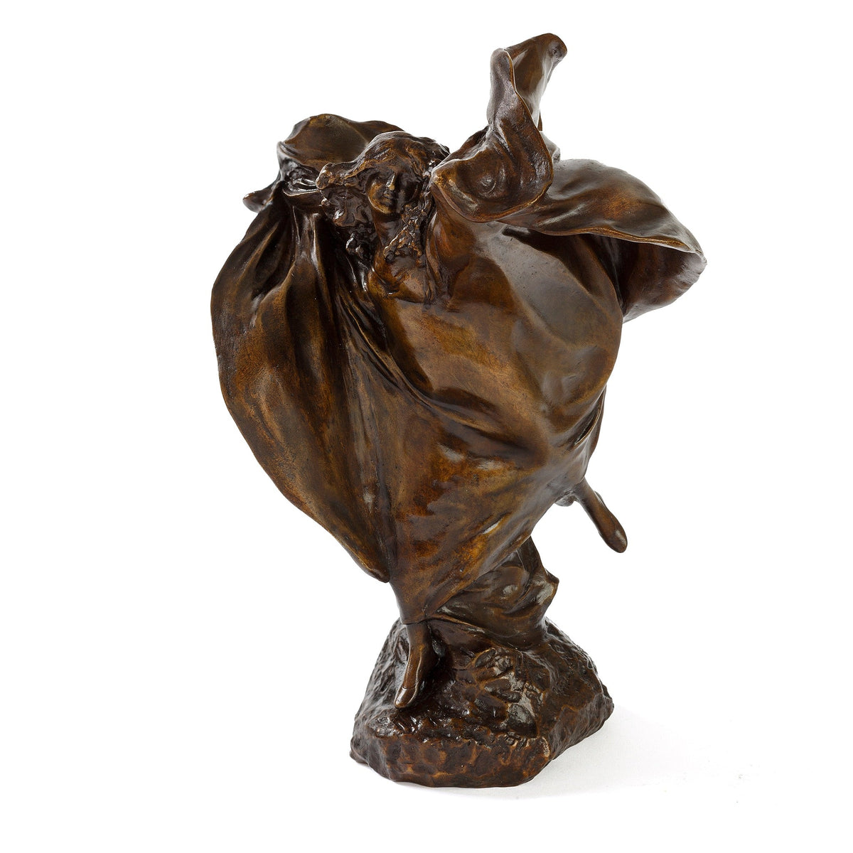 Théodore Rivière "La Danse du lys" Bronze Sculpture