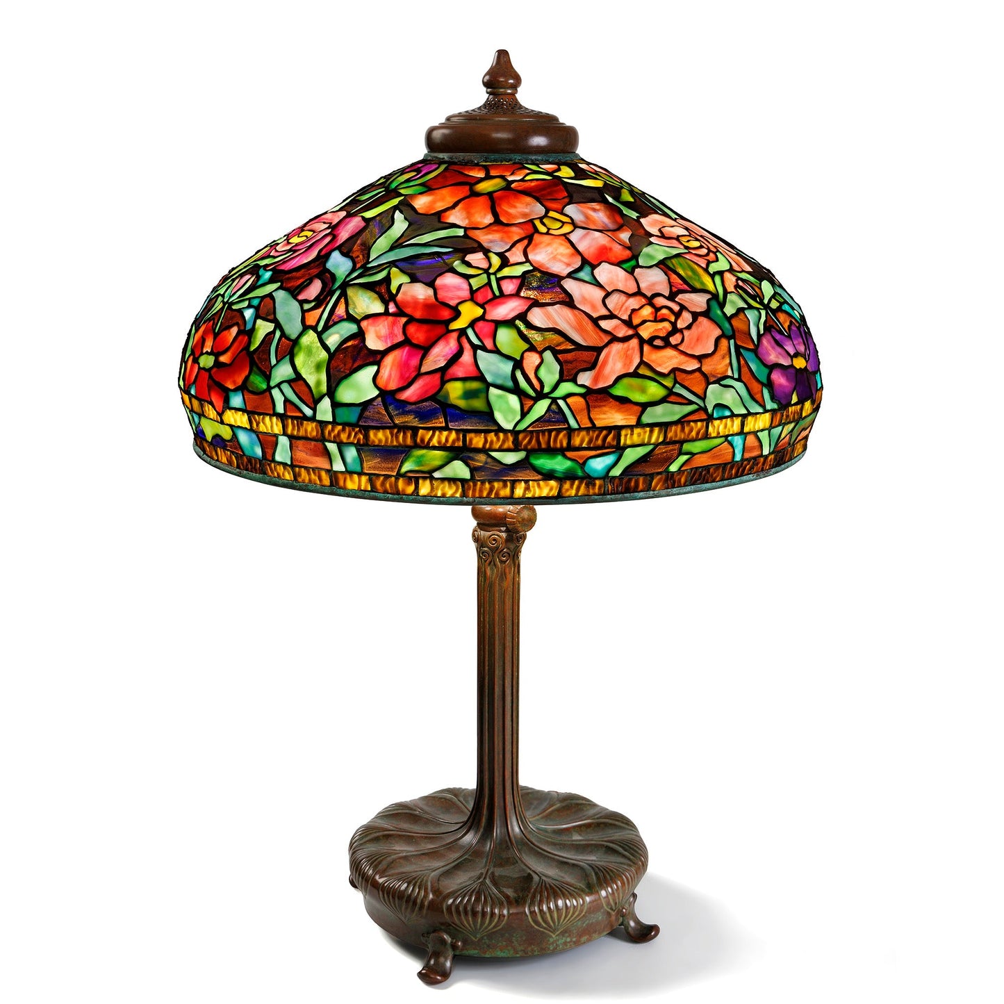 Tiffany Studios New York "Peony" Table Lamp