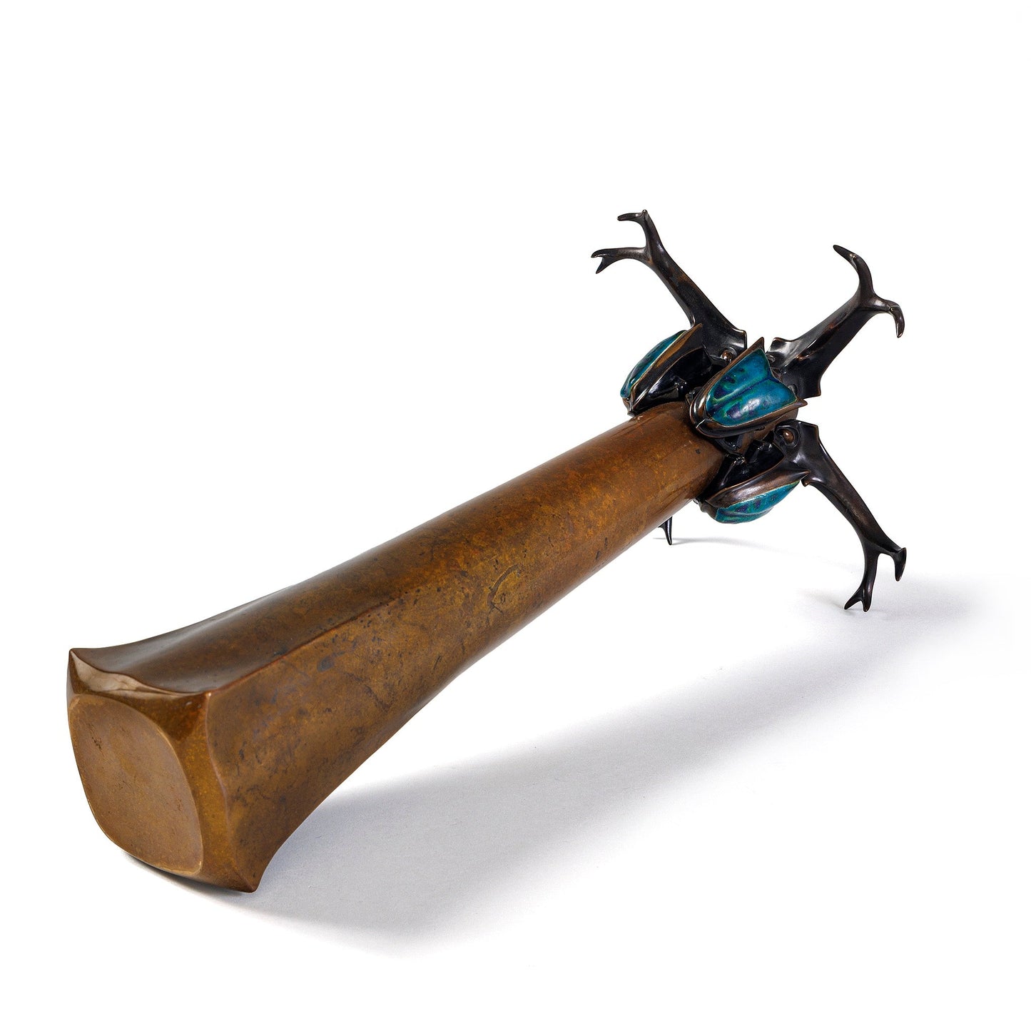 Lucien Gaillard Bronze "Stag Beetle" Vase