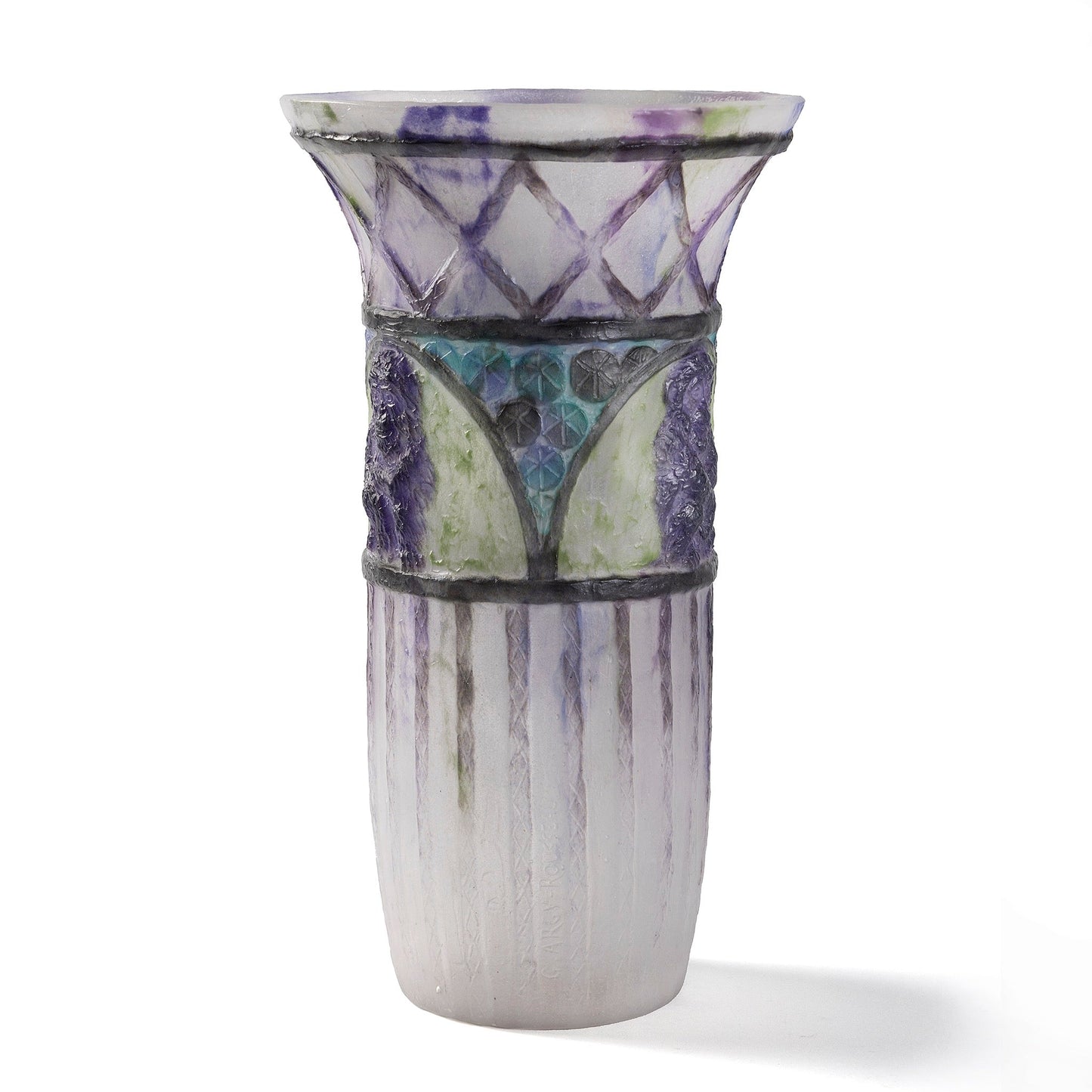 Gabriel Argy-Rousseau "Singes" Pate de Verre Vase