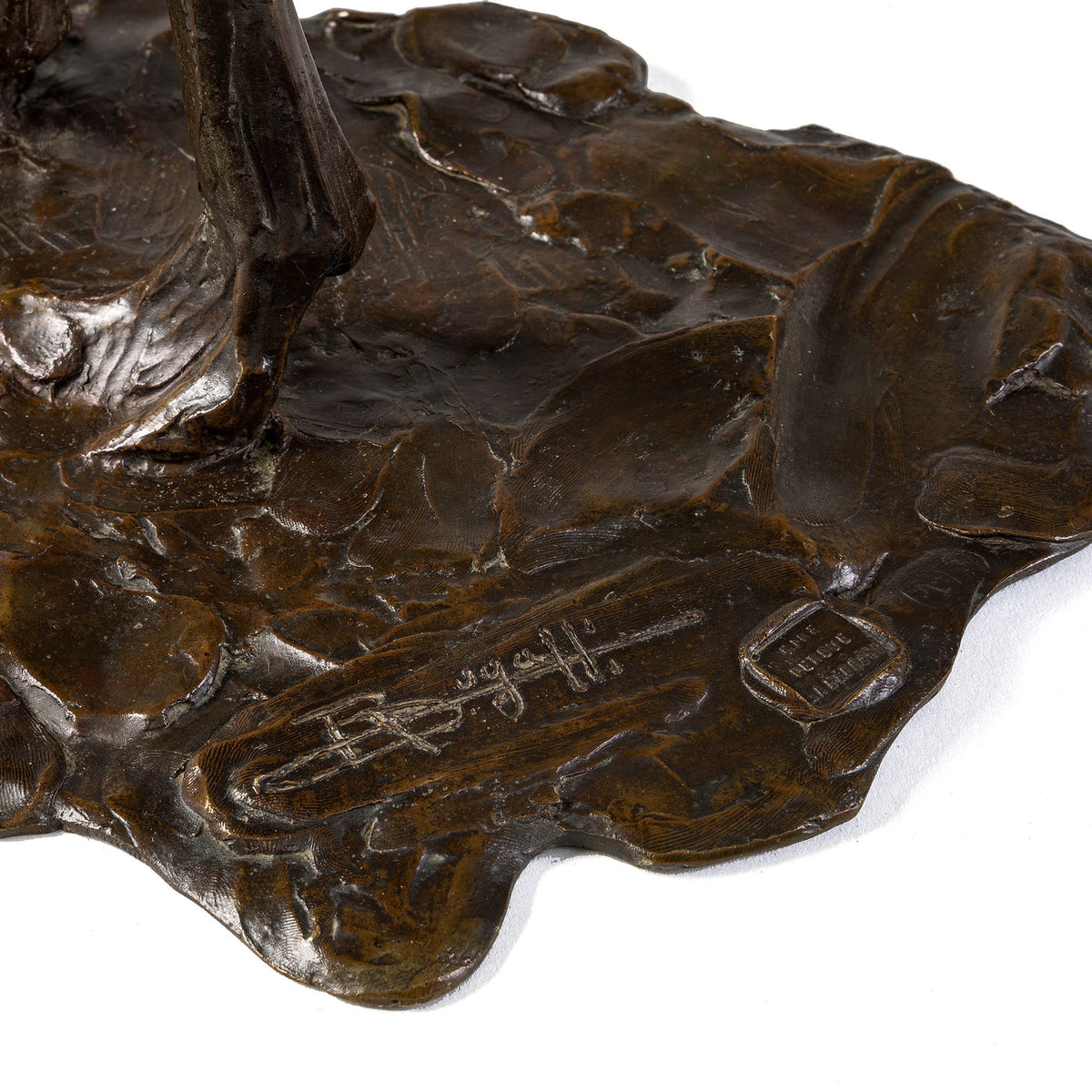 Rembrandt Bugatti "Autruche baissant la tête" Bronze Sculpture