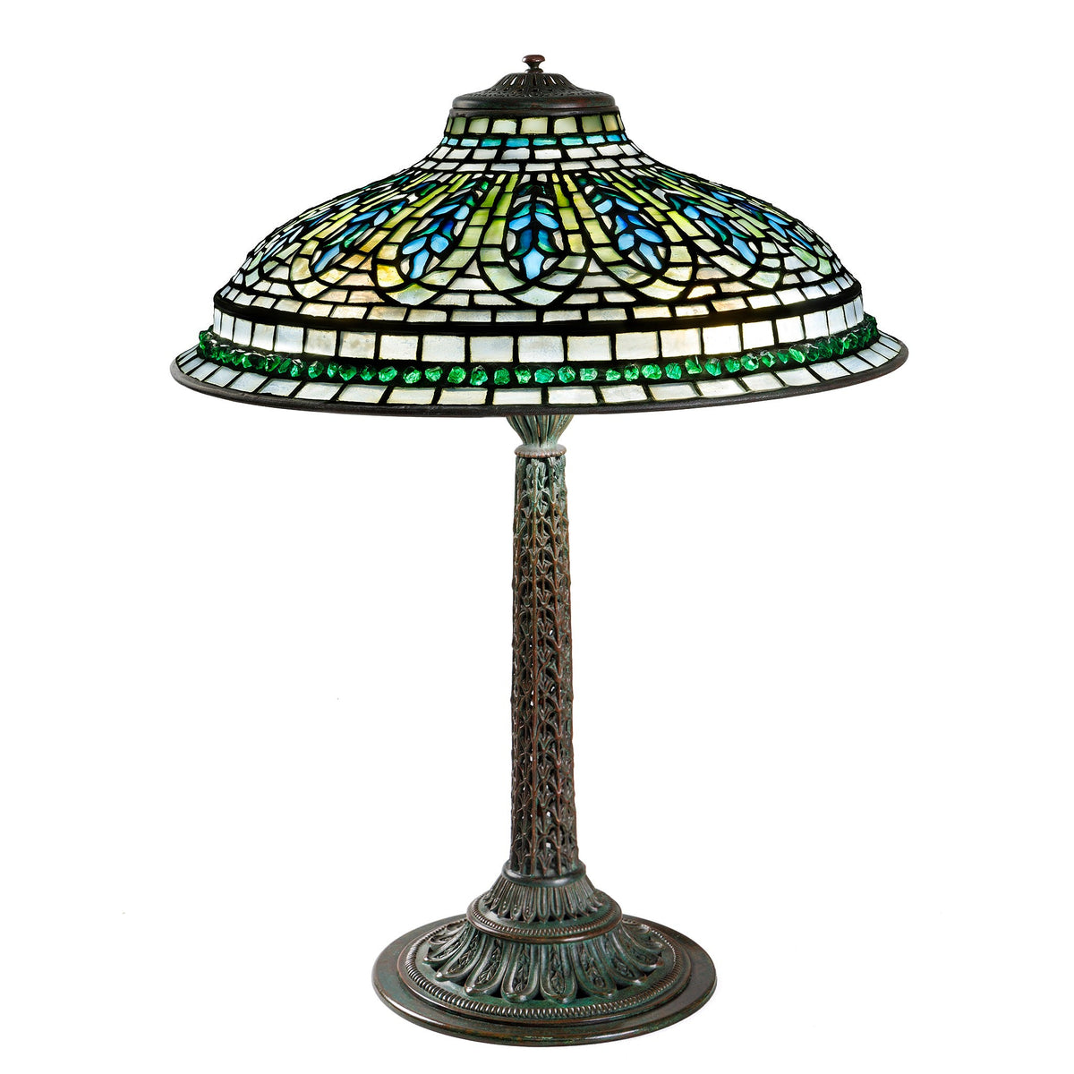 Tiffany Studios New York "Gentian" Flared Table Lamp