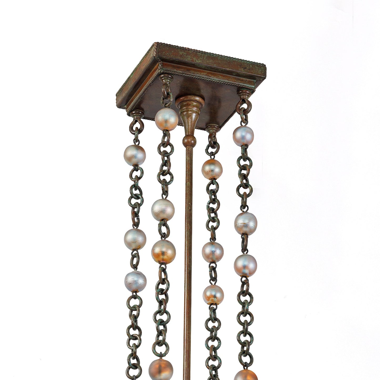 Tiffany Studios New York "Turtleback" Tile Lantern