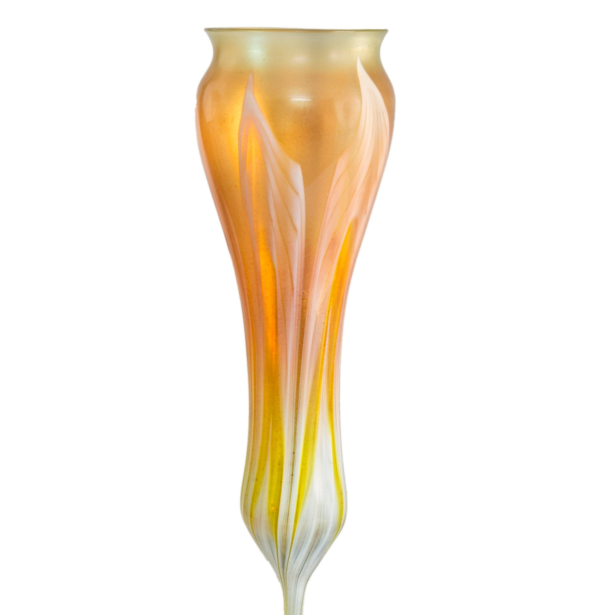 Tiffany Studios New York "Calyx" Flower Form Favrile Glass Vase