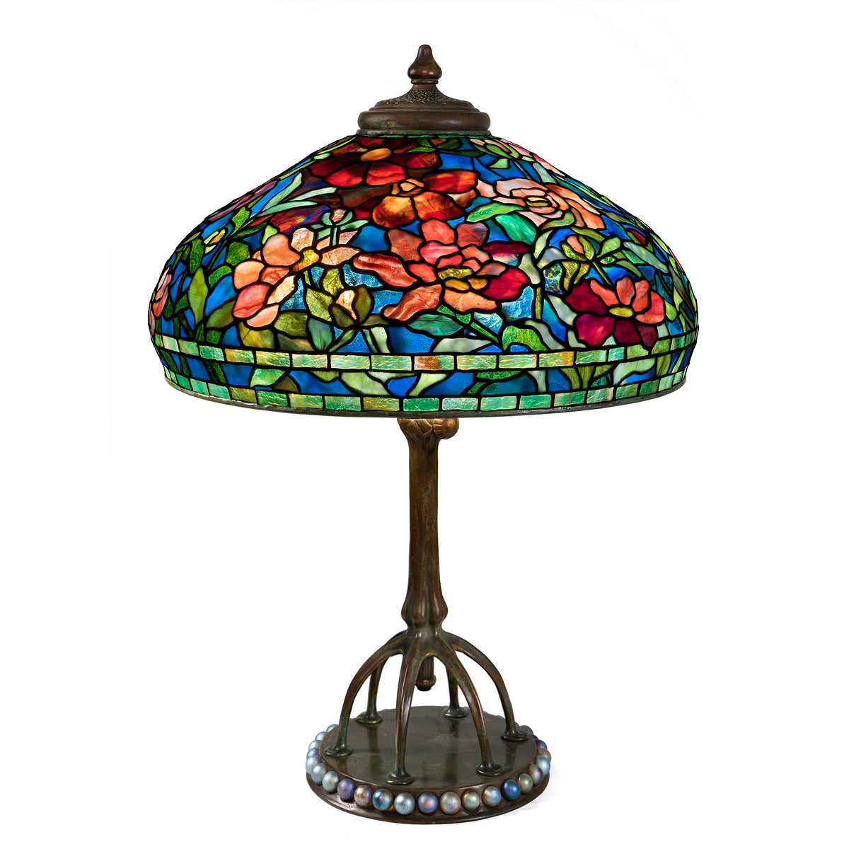Tiffany Studios New York "Peony" Table Lamp