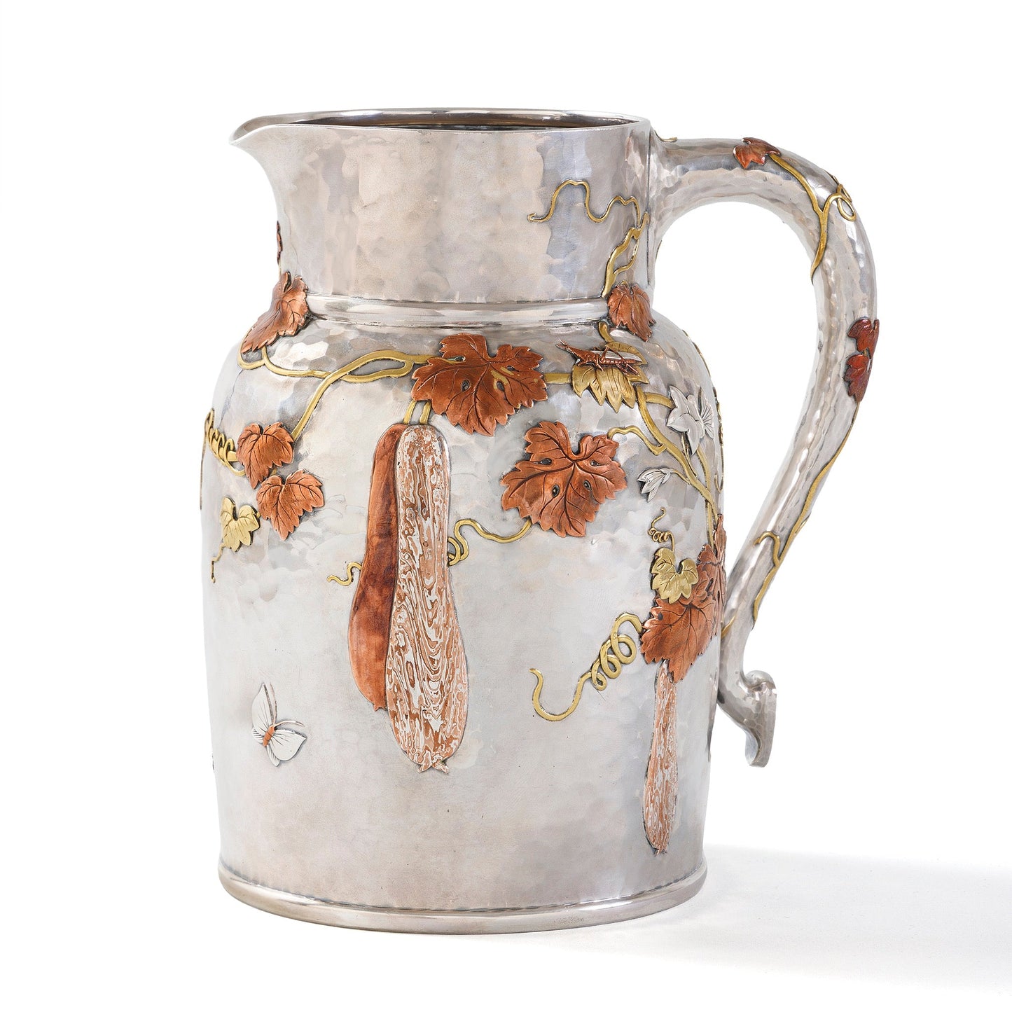 Tiffany & Co. and Edward C. Moore "Gourd" Silver Water Pitcher