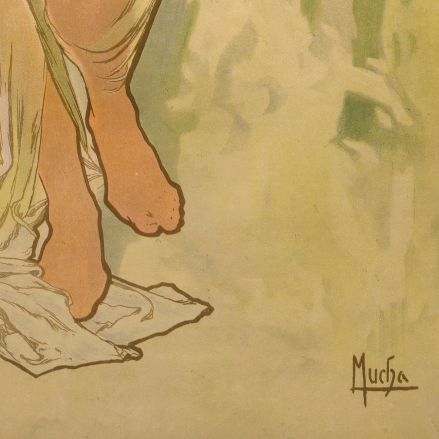 Alphonse Mucha "Les Saisons (The Seasons)" Lithographs