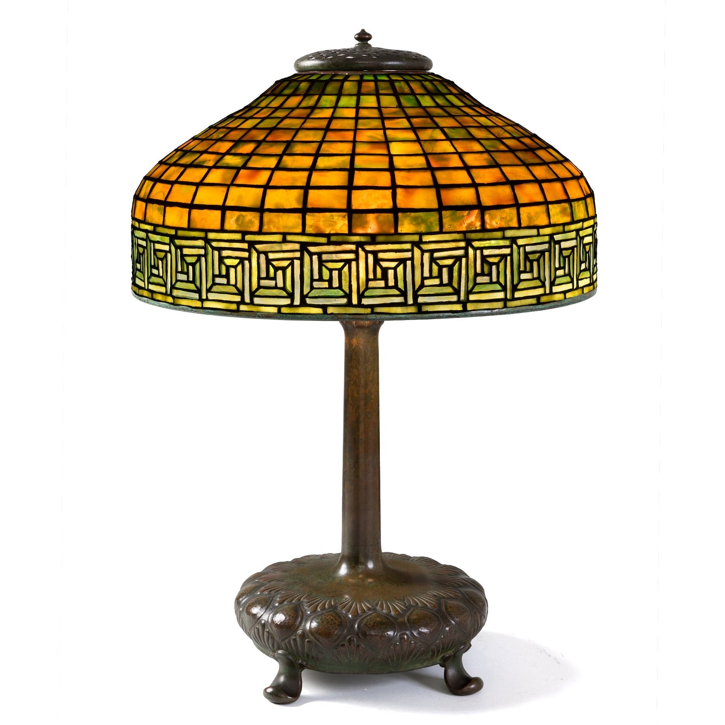 Tiffany Studios New York "Greek Key" Table Lamp
