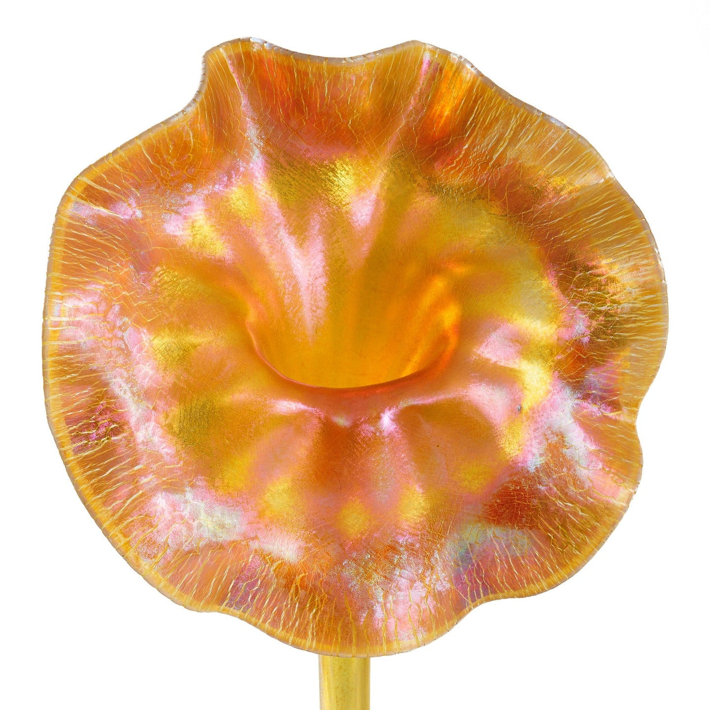 Tiffany Studios New York "Pansy" Favrile Glass Vase