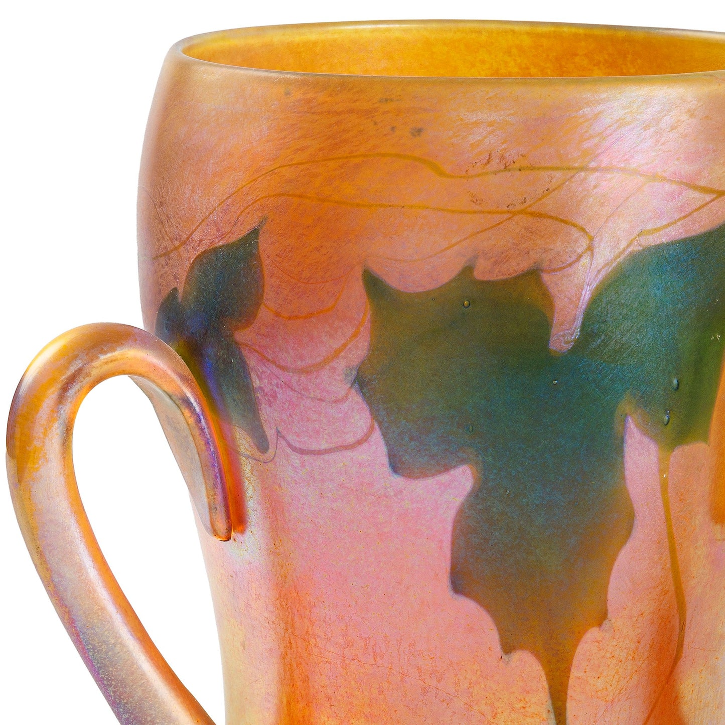 Tiffany Studios New York Favrile Glass Loving Cup
