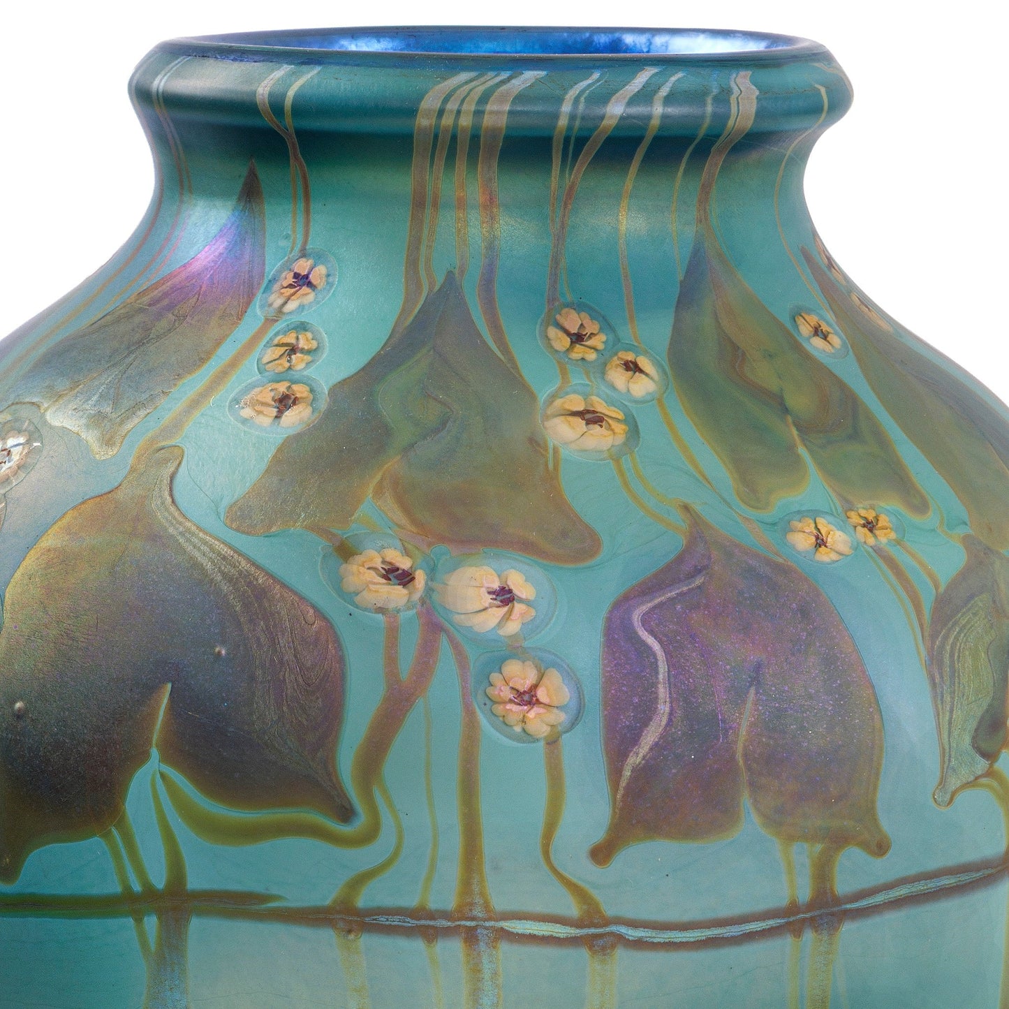Tiffany Studios New York Monumental Favrile Glass Vase