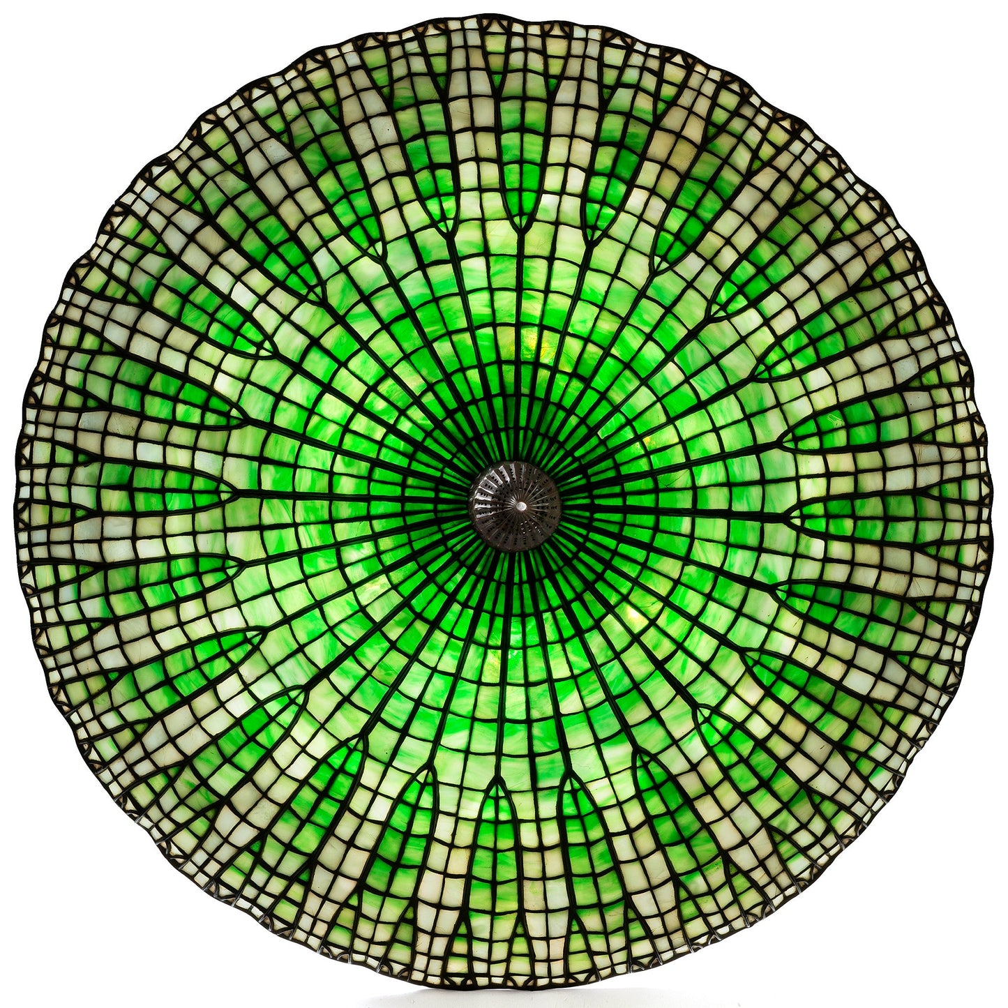 Tiffany Studios New York "Lotus Leaf"  Table Lamp