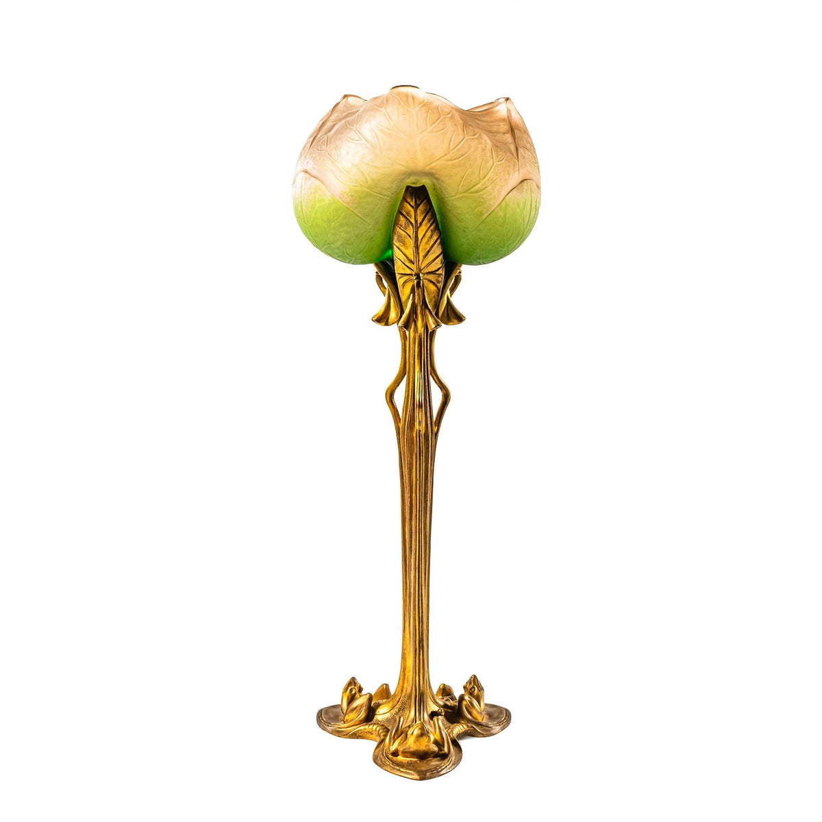 Louis Majorelle Daum Nancy "Nénuphar" Table Lamp