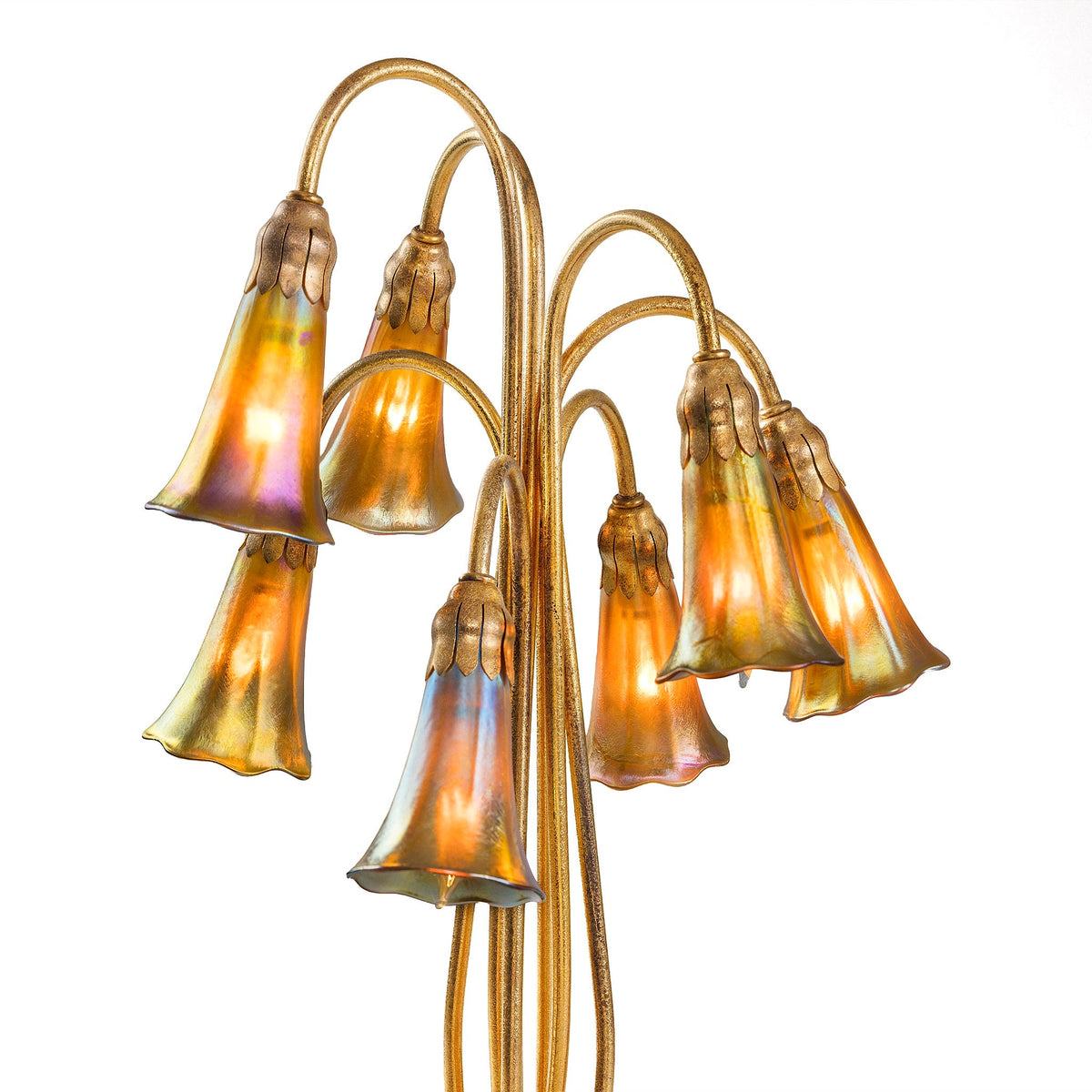 Tiffany Studios New York "Seven-light Lily” Table Lamp