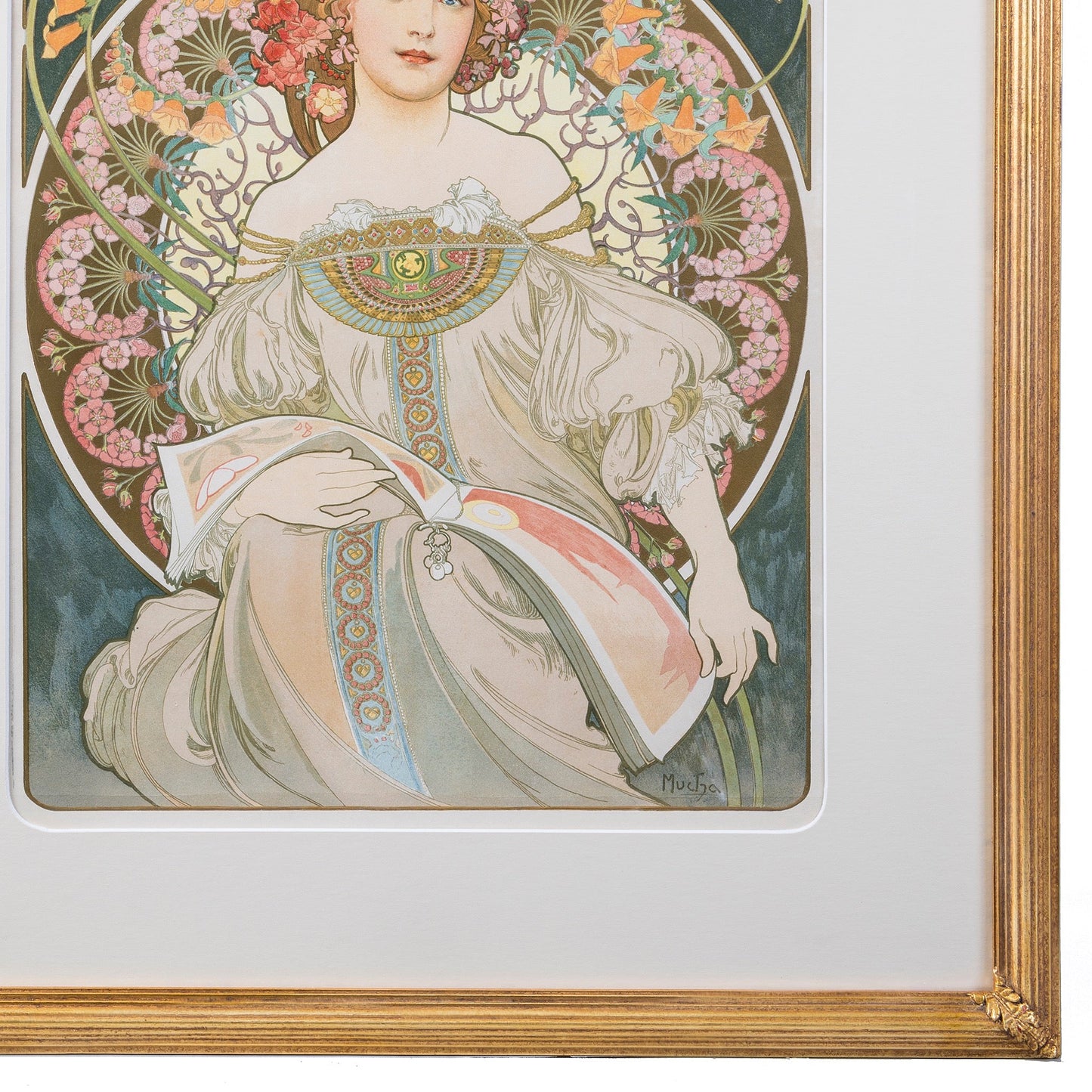 Alphonse Mucha "Reverie" Lithograph