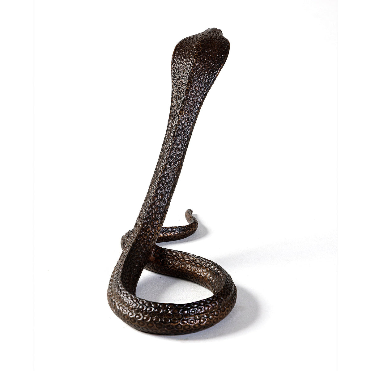 Jean Dunand Bronze Serpent Attaquant
