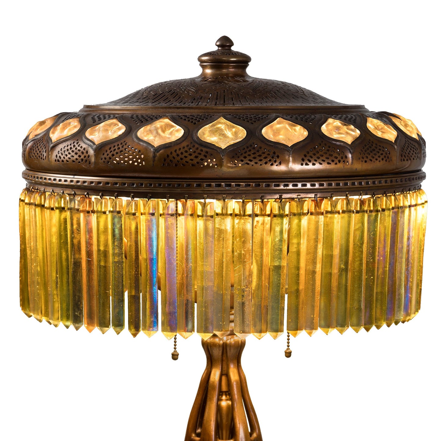 Tiffany Studios New York "Jeweled Prism" Table Lamp