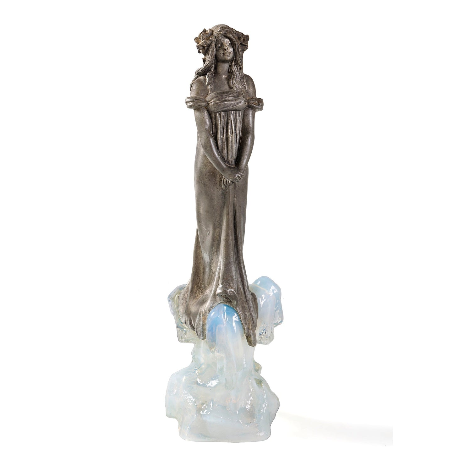 Julien Caussé "La Fee des Glaces" ("Ice Maiden") Sculpture