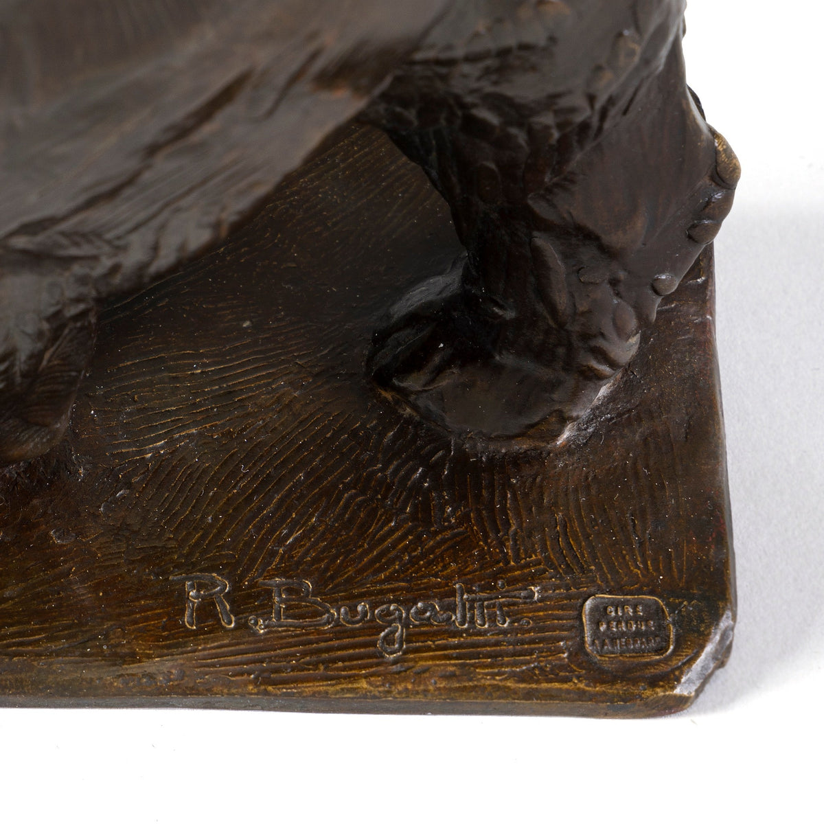 Rembrandt Bugatti "Ours Brun Marchant, La Patte Droite en Avant" Bronze Sculpture