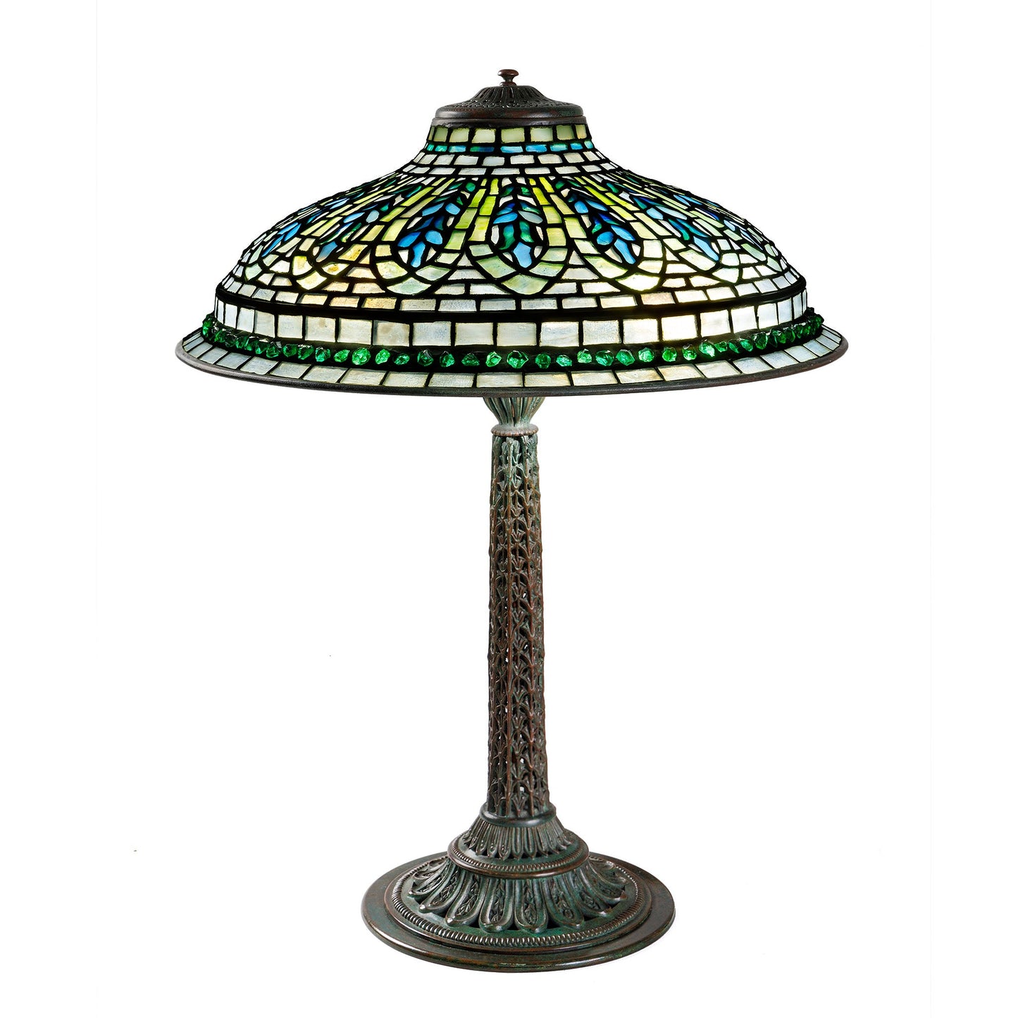 Tiffany Studios New York "Gentian" Flared Table Lamp