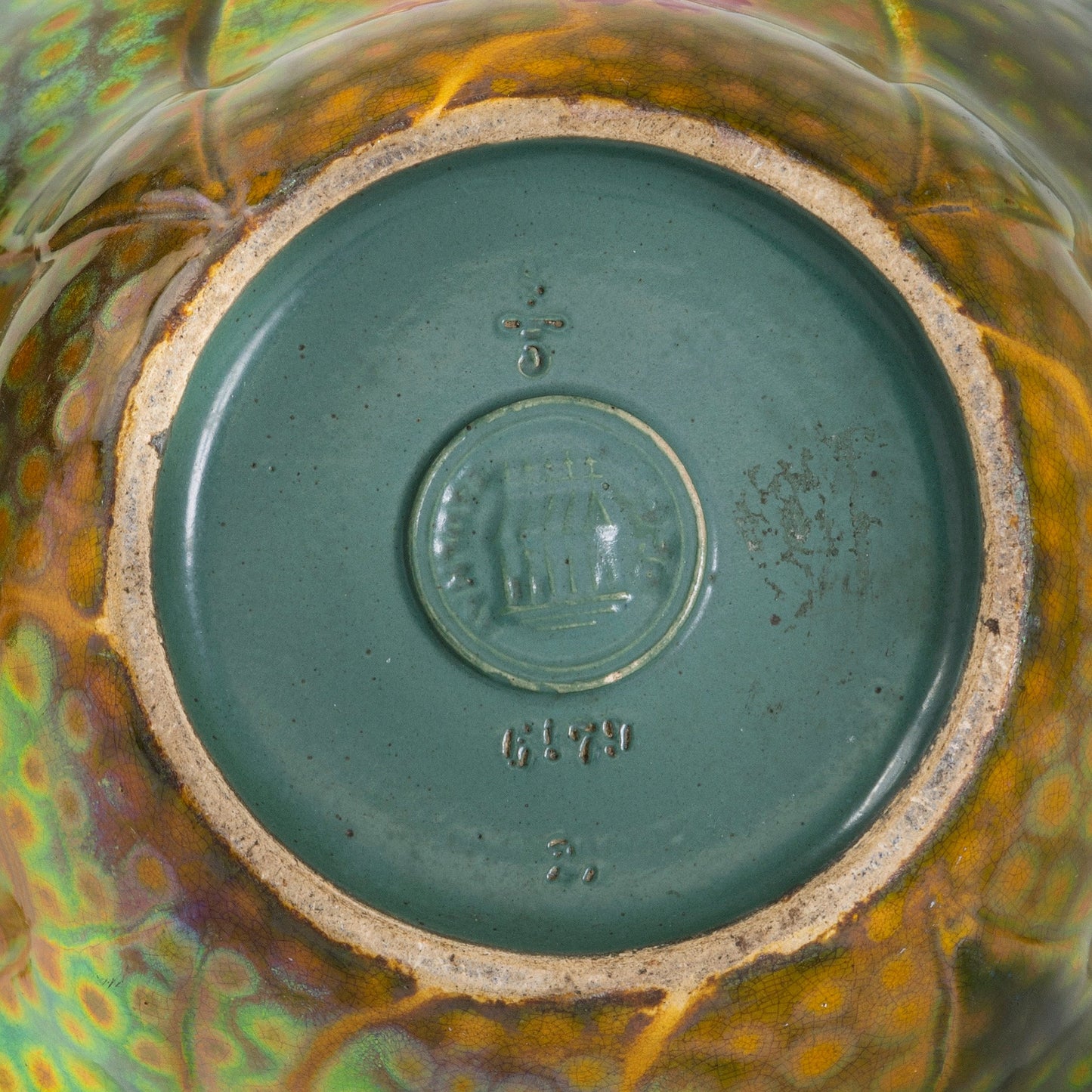 Zsolnay "Japanese Cosmos" Glazed Ceramic Vase