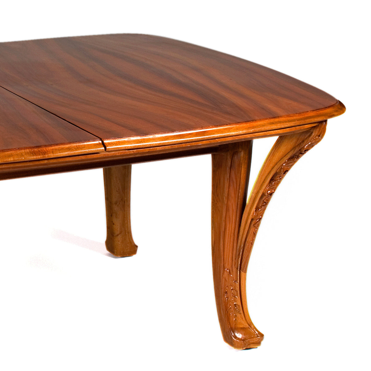Louis Majorelle "Chicorée" Walnut and Oak Dining Suite