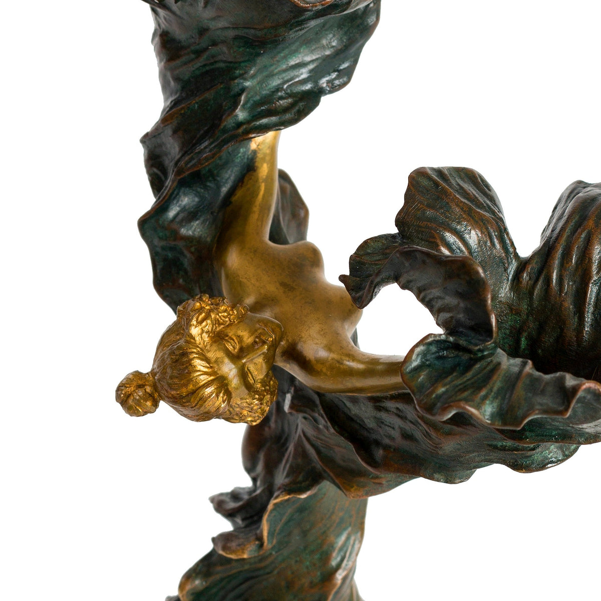 Louis Chalon "Loie Fuller" Bronze Sculpture