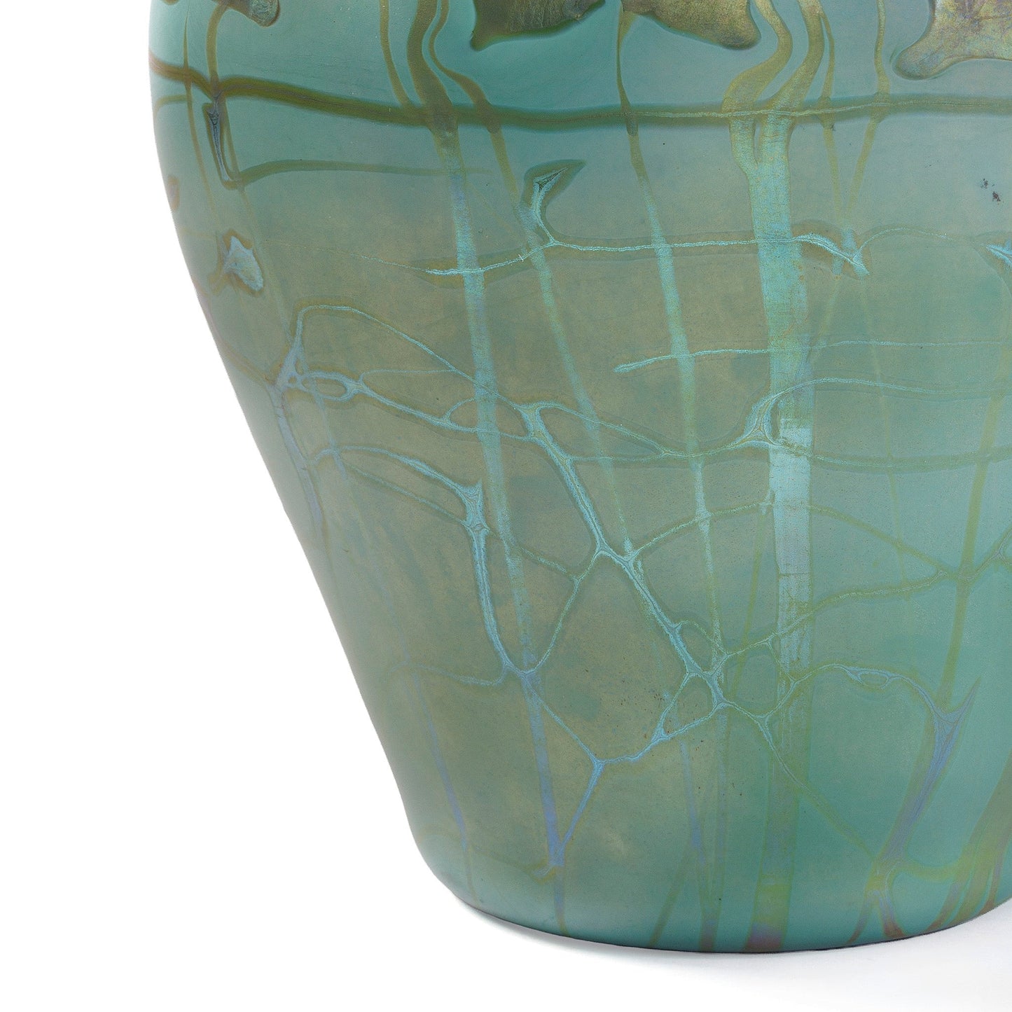 Tiffany Studios New York Monumental Favrile Glass Vase