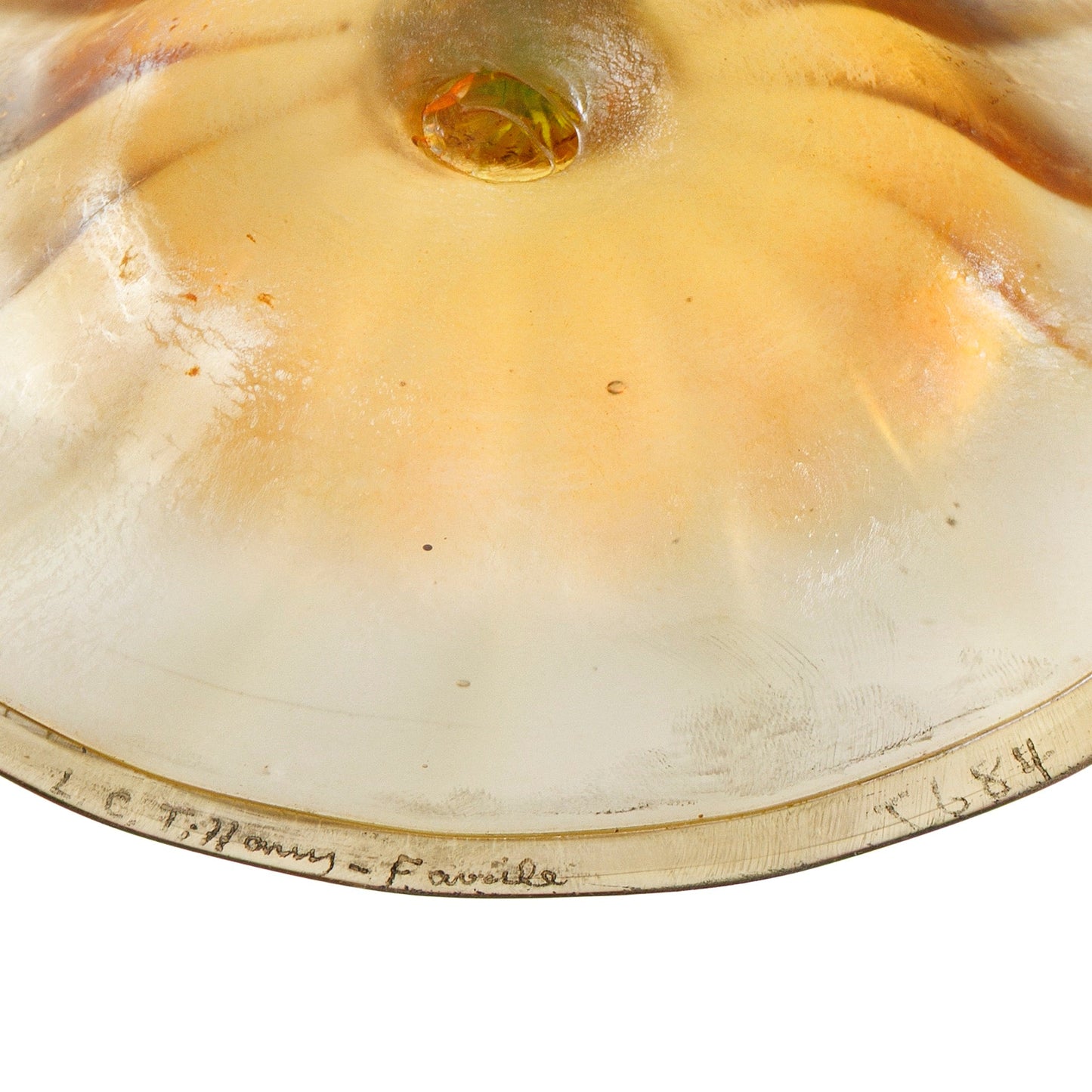 Tiffany Studios New York "Calyx" Flower Form Favrile Glass Vase
