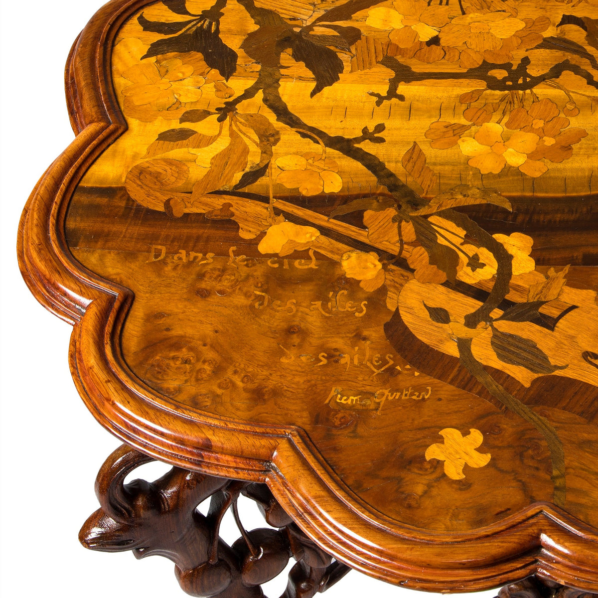 Emile Gallé "Cherry Blossom" Table