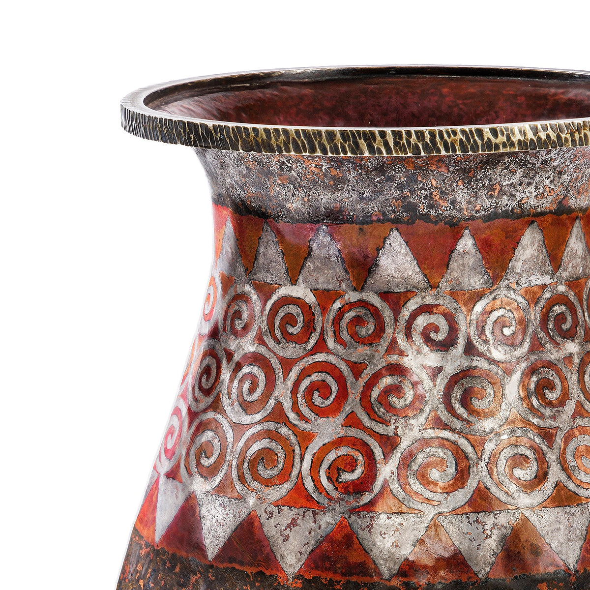Claudius Linossier Dinanderie Vase
