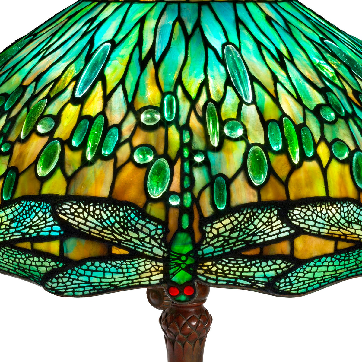 Tiffany Studios New York "Drop Head Dragonfly" Table Lamp