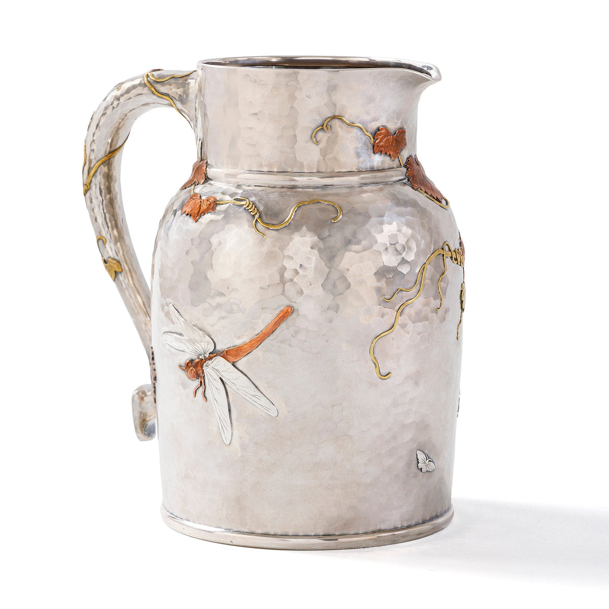 Tiffany & Co. and Edward C. Moore "Gourd" Silver Water Pitcher