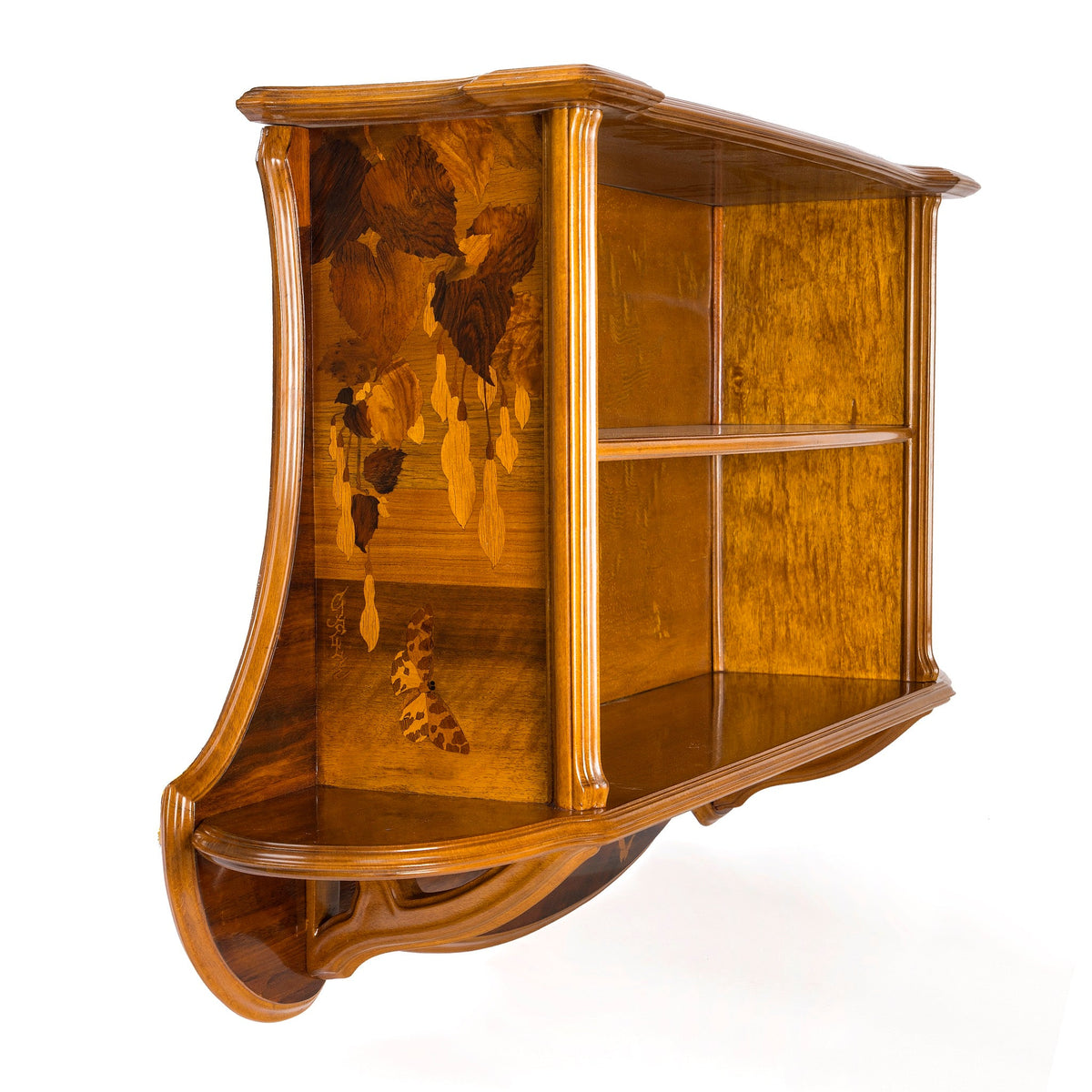 Émile Gallé "Papillon" Étagère Wall Shelf